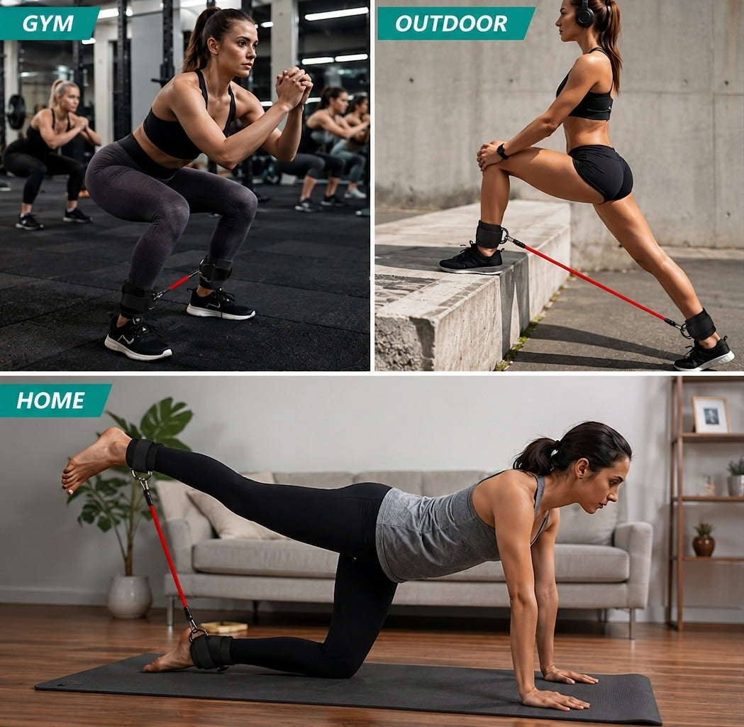 5pcs Ankle Resistance Bands